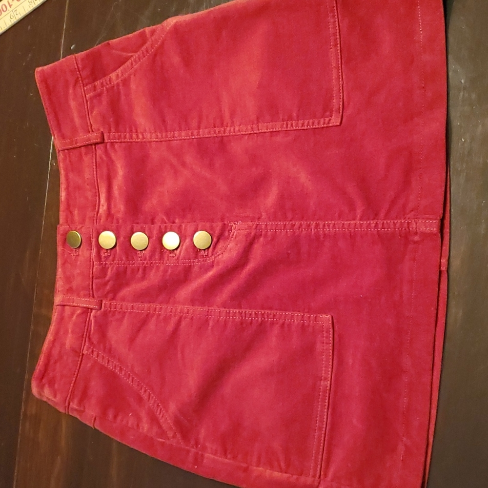 Corduroy skirt